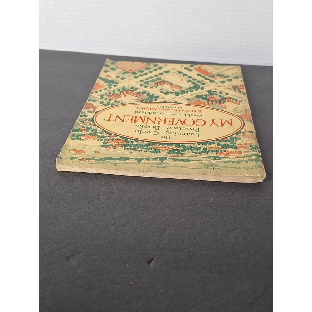 The Learning Cycle Practice Books My Government 1936 E.M. Hale and Company - Picture 9 of 11